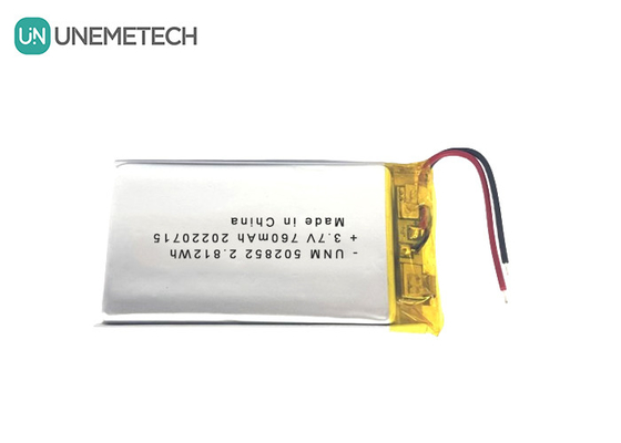 3.7V 760mAh Litowo-jonowa polimerowa akumulator 502852 do świateł LED