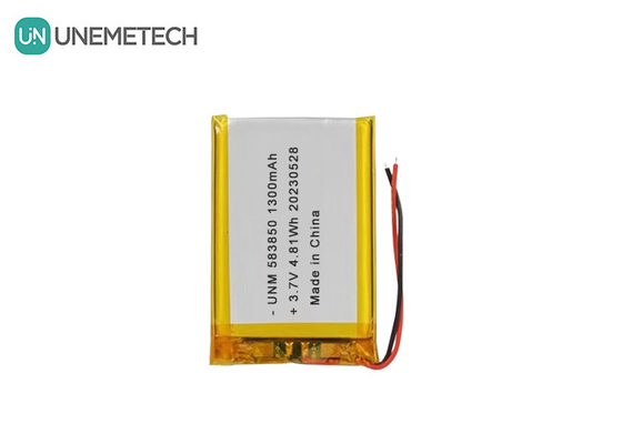 3.7V 1300mAh Standardowa bateria poliestrowa litowo-jonowa 583850 do produktów elektronicznych
