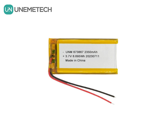 3.7V 2350mAh Bateria polimerowa litowa o dużej pojemności 673867