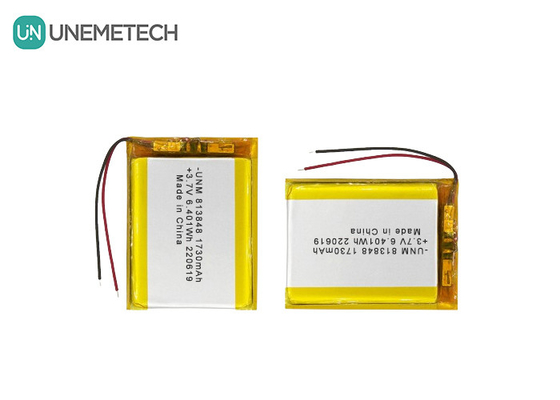 3.7V 1730mAh Duża pojemność baterii poliestrowej litowo-jonowej 813848