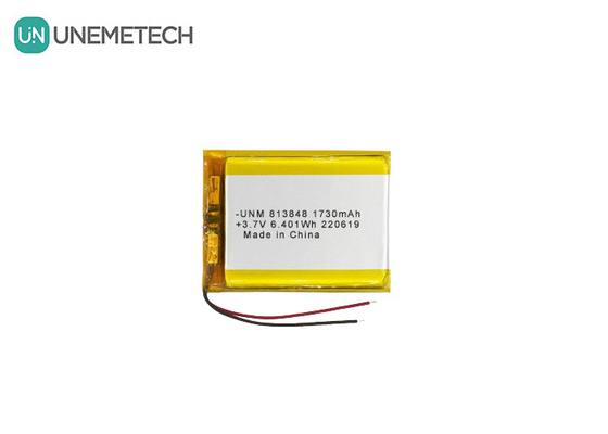 3.7V 1730mAh Duża pojemność baterii poliestrowej litowo-jonowej 813848