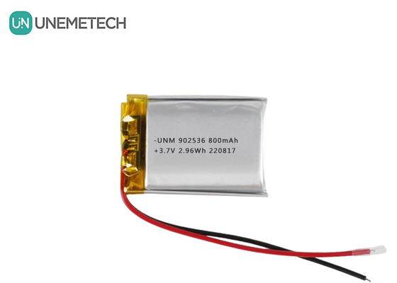 3.7V 800mAh Li-Ion Polimerowy Akumulator 902536
