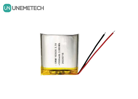 3.7V 1050mAh Custom Compact Design Lipo Battery 103535 dla projektorów miniaturowych