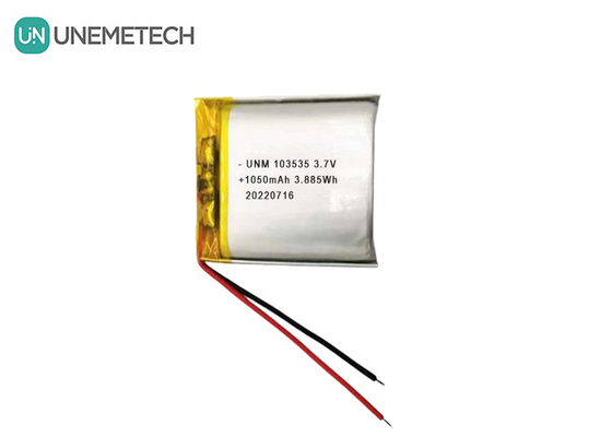 3.7V 1050mAh Custom Compact Design Lipo Battery 103535 dla projektorów miniaturowych