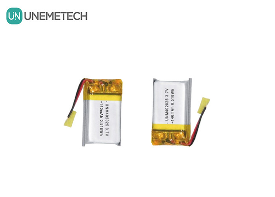 3.7V 140mAh 402025 Akumulator ładowalny Lipo Akumulator dla kompaktowych masażystów