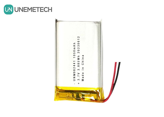 OEM ODM Niestandardowy 3,7V 1050mAh Li-ion Polimerowy akumulator 982441 dla inteligentnego dzwonka