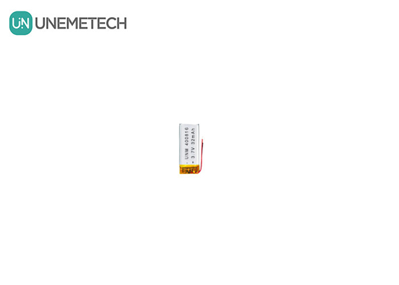 3.7V 32mAh Mała ładowalna bateria LiPo 400816 Do termometrów