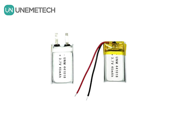 3.7V 45mAh Mała niska bateria polimerowa litowa 441018 do inteligentnych okularów