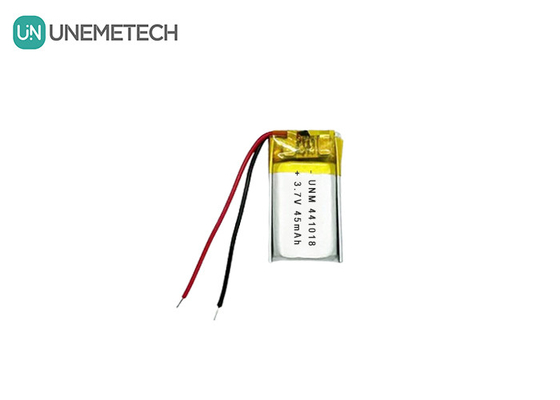 3.7V 45mAh Mała niska bateria polimerowa litowa 441018 do inteligentnych okularów