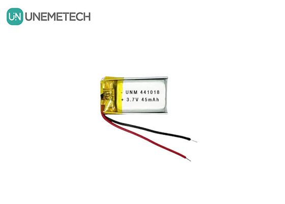 3.7V 45mAh Mała niska bateria polimerowa litowa 441018 do inteligentnych okularów