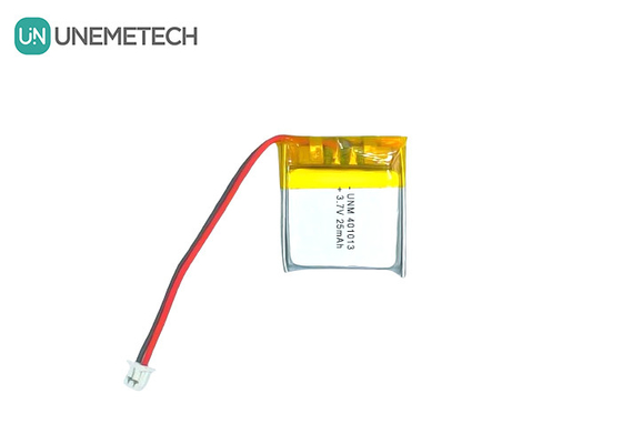 3.7V 25mAh 401013 Naładowalna ultra cienka, szczupła bateria poliestrowa litowa do inteligentnych okularów