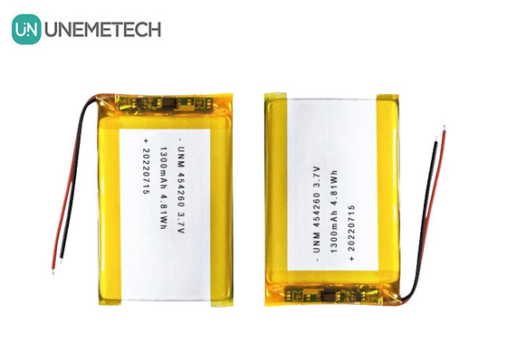 Litowo-jonowa bateria polimerowa 3.7V 1300mAh 454260 dla systemów Soalr