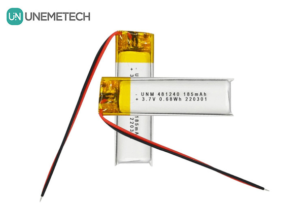 3.7V 185mAh 481240 Litowo-jonowa i litowo-polimerowa bateria do samochodowych DVR