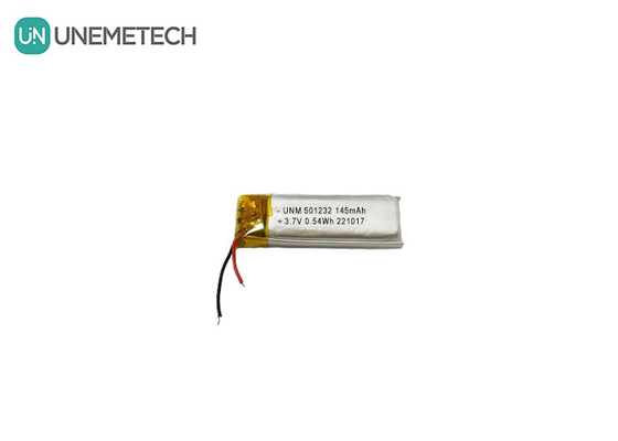 3.7V 145mAh 501232 Kompaktny projekt Litium Polimerowy Akumulator Do Maszyny Bąbelkowej