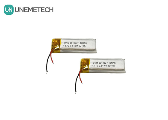 3.7V 145mAh 501232 Kompaktny projekt Litium Polimerowy Akumulator Do Maszyny Bąbelkowej