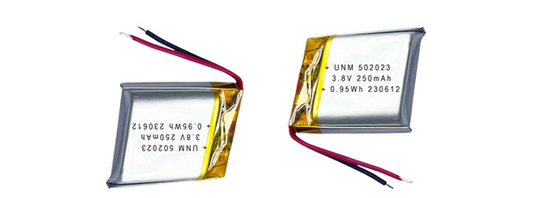 3.8V 250mAh 502023 Wysokonapięciowa bateria polimerowa litowa dla lokalizatora śledzącego