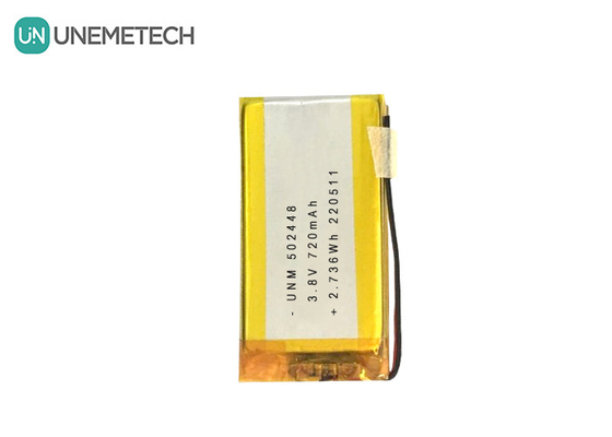 3.8V 720mAh LiPo akumulator LiHV 502448 do słuchawek Bluetooth