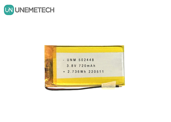 3.8V 720mAh LiPo akumulator LiHV 502448 do słuchawek Bluetooth