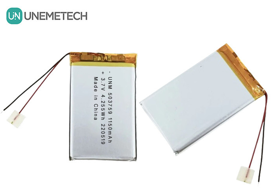 3.7V 1150mAh 503759 Custom Lipo Polimerowy Akumulator do nagrywania