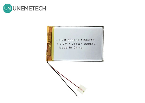 3.7V 1150mAh 503759 Custom Lipo Polimerowy Akumulator do nagrywania
