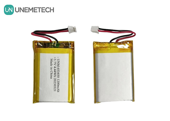 3.7V 1200mAh Szybko ładowana bateria polimerowa litowa 653450 do kamer cyfrowych