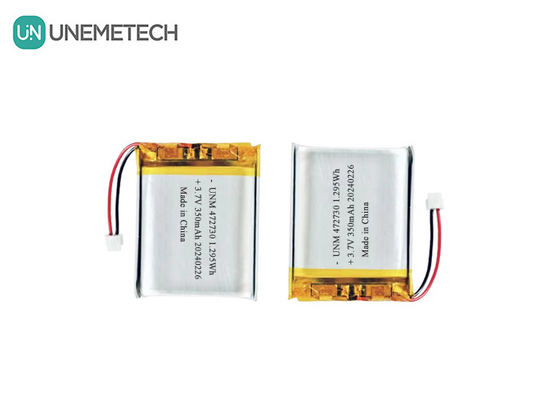 3.7V 350mAh 472730 Litowo-jonowa bateria polimerowa Lipo bateria dla myszy bezprzewodowych