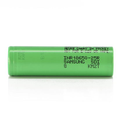 Samsung 25R 18650 2500mAh 20A Akumulator 3.6V Cylindrical Lithium Ion Cell INR18650-25R