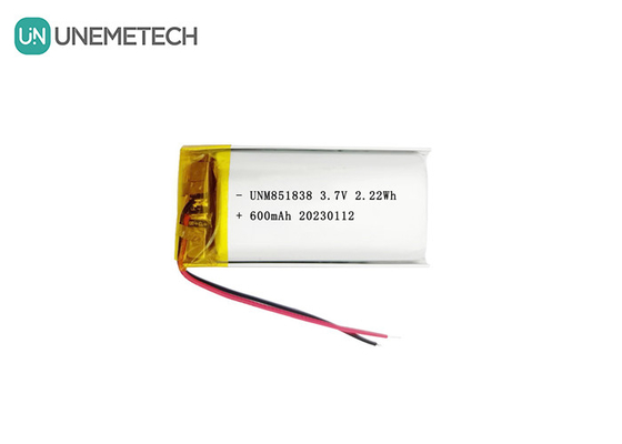 600mAh Akumulator Li Polimerowy 851838 3,7V Akumulator Lipo