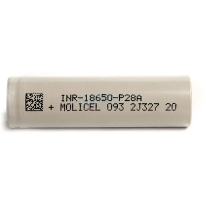 Molicel INR-18650-P28A 18650 Akumulator 3.6V 2800mAh z maksymalnym ciągłym prądem rozładowania 35A