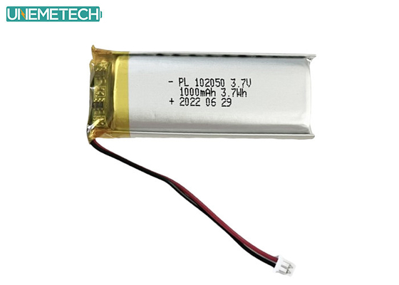 1000mAh Lipo Bateria 102050 Litium Ion Polymer Bateria do produktów kosmetycznych