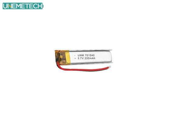 Bluetooth słuchawki Lipo bateria 701040 3,7 V 230mAh z CE i IEC62133 zatwierdzony