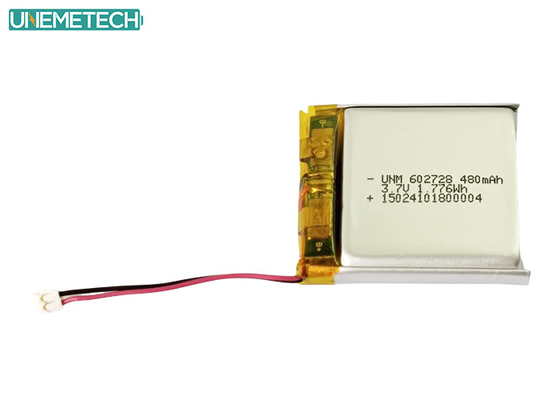 3.7V 480mAh 602728 Akumulator Li-ion Polimerowy do Mini Recorder